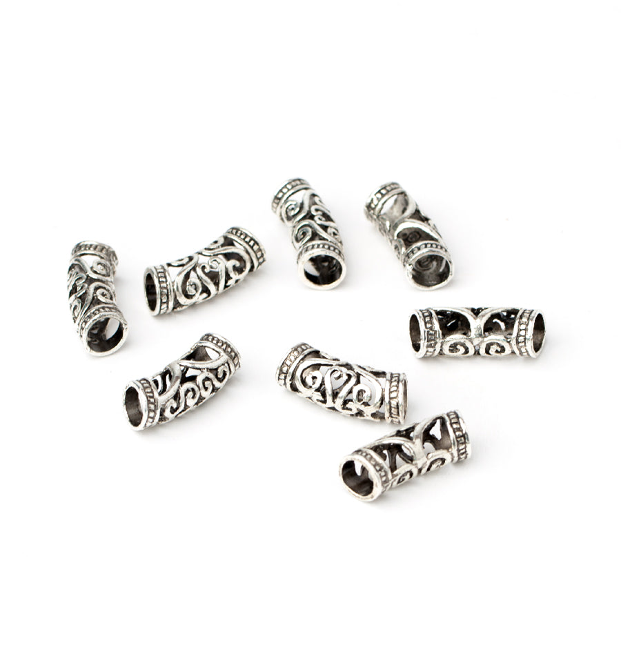 Metal hair beads AFROline 1pc