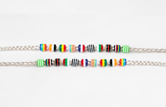 Hair pearl plastic small colored AFROline